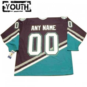 Anaheim Ducks Mighty Ducks Trikot Custom CCM Throwback Authentic - Kinder